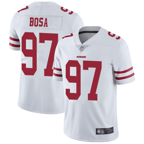 San Francisco 49ers Limited White Men Nick Bosa Road NFL Jersey #97 Vapor Untouchable->youth nfl jersey->Youth Jersey
